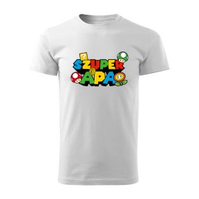 Szuper Apa (Mario stílusú) férfi póló