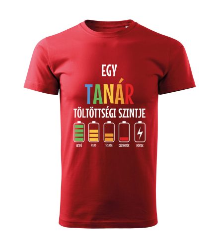 Egy tanár töltöttségi szintje férfi póló