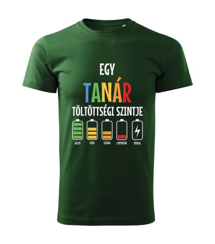 Egy tanár töltöttségi szintje férfi póló
