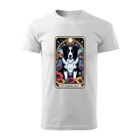 Tarot Border collie kutyás férfi póló
