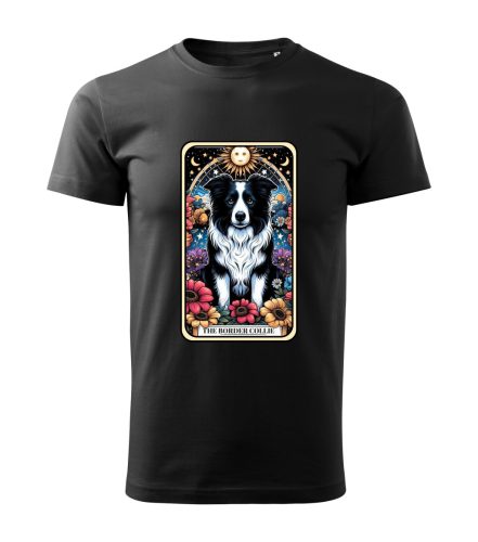 Tarot Border collie kutyás férfi póló