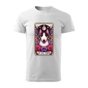 Tarot Bull terrier kutyás férfi póló