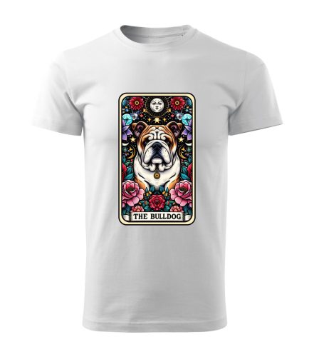 Tarot Bulldog kutyás férfi póló