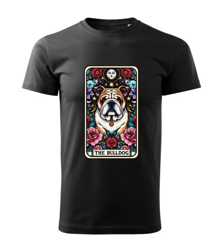 Tarot Bulldog kutyás férfi póló