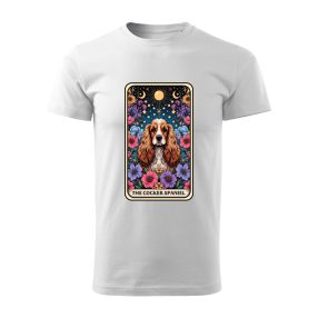 Tarot Cocker spániel kutyás férfi póló