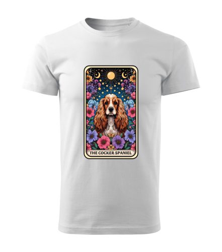 Tarot Cocker spániel kutyás férfi póló