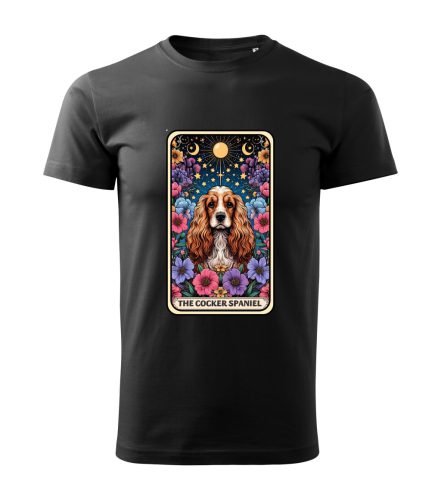 Tarot Cocker spániel kutyás férfi póló
