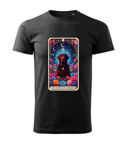 Tarot Csoki labrador kutyás férfi póló