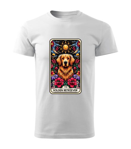 Tarot Golden Retriever kutyás férfi póló