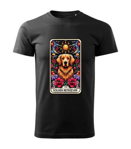 Tarot Golden Retriever kutyás férfi póló