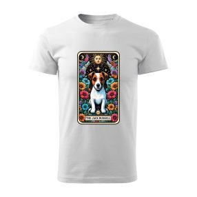 Tarot Jack Russel kutyás férfi póló