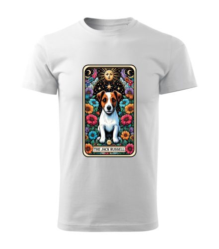 Tarot Jack Russel kutyás férfi póló