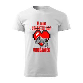 V, mint videójáték férfi póló