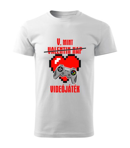V, mint videójáték férfi póló