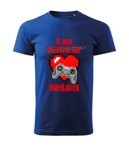 V, mint videójáték férfi póló