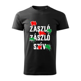 Zászló Zászló Szív 2 férfi póló