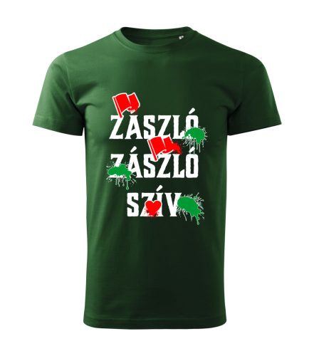 Zászló Zászló Szív 2 férfi póló