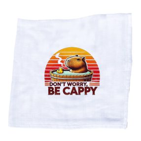   Capybara Kollekció - Don't worry be cappy Textilpelenka