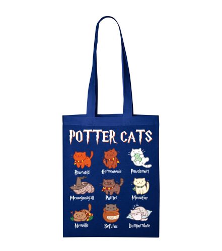 Potter Cats (cicák) vászontáska 37x28 cm
